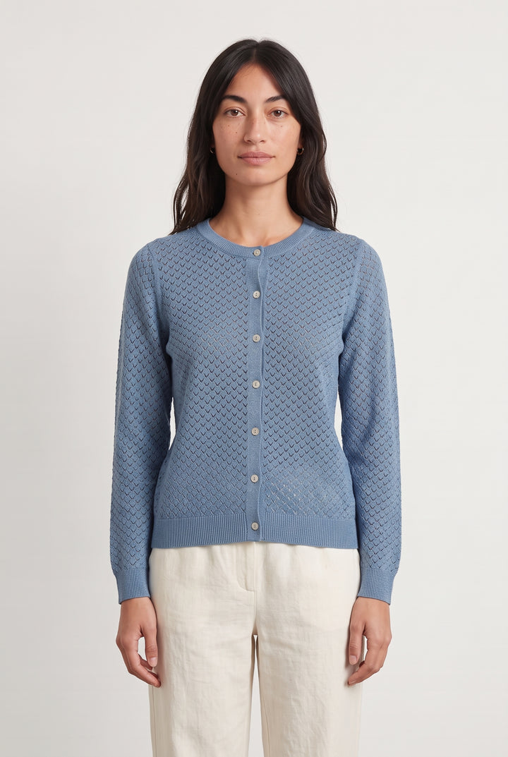 Gilet Bleu】【。 - Taille S/36 de la marque Caroll | PARAD100379 - Vendu par Paradigme - Image 1