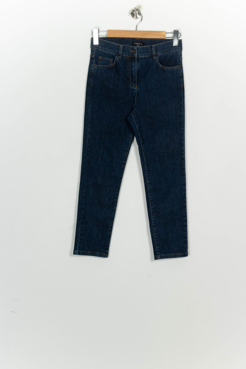 Jean Bleu Foncé - Taille S/36 de la marque Caroll | PARAD100392 - Vendu par Paradigme - Image 2
