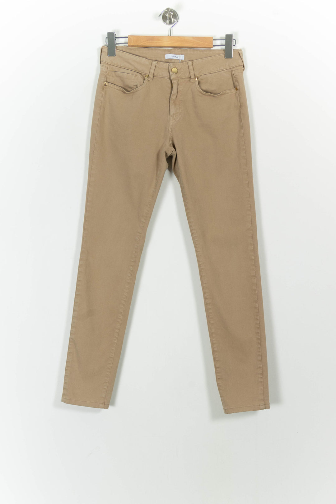 Jean Beige - Taille M/38 de la marque ZAPA | PARAD100502 - Vendu par Paradigme - Image 2