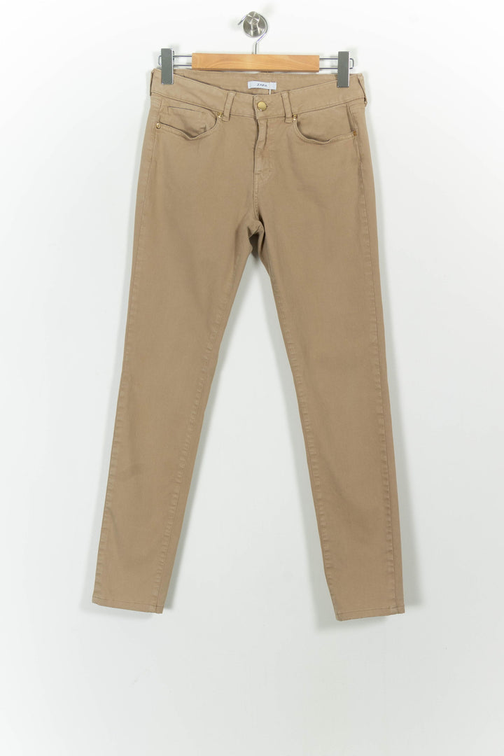 Jean Beige - Taille M/38 de la marque ZAPA | PARAD100502 - Vendu par Paradigme - Image 2