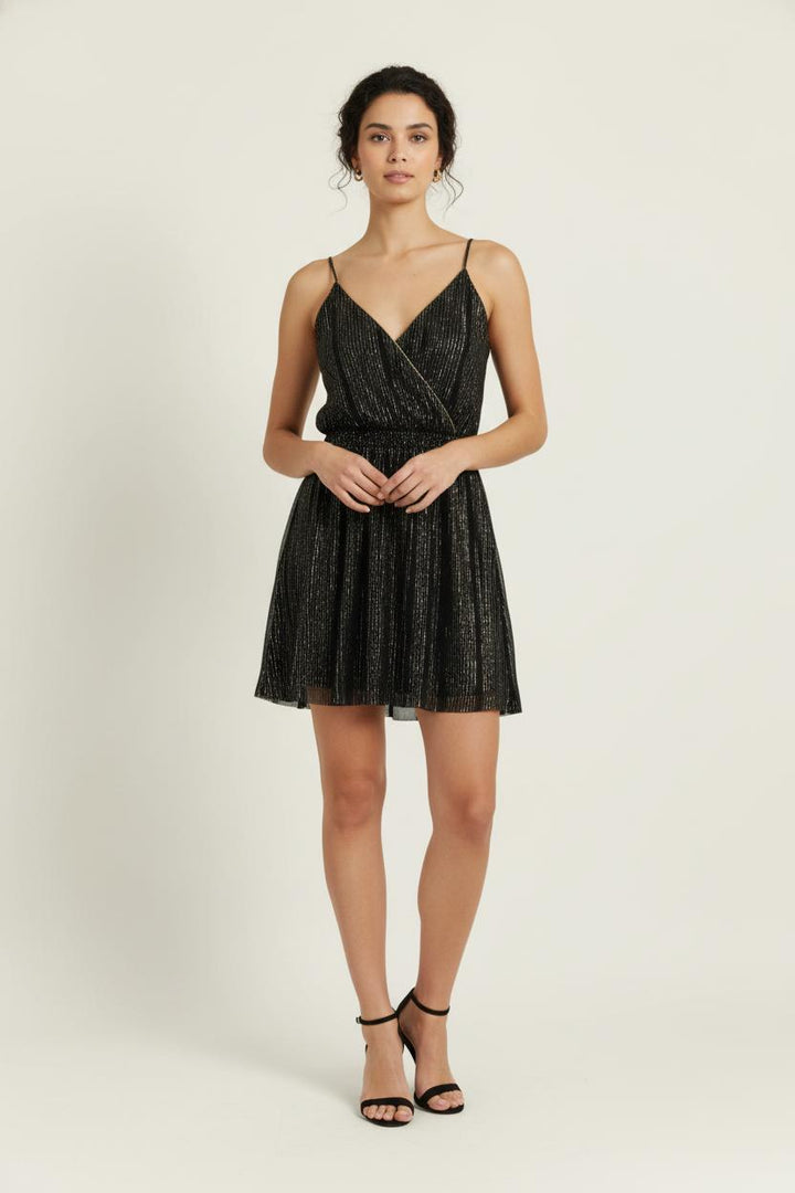 Robe Noire et Dorée - Taille XS/34 de la marque Petite Mendigote | PARAD100511 - Vendu par Paradigme - Image 1