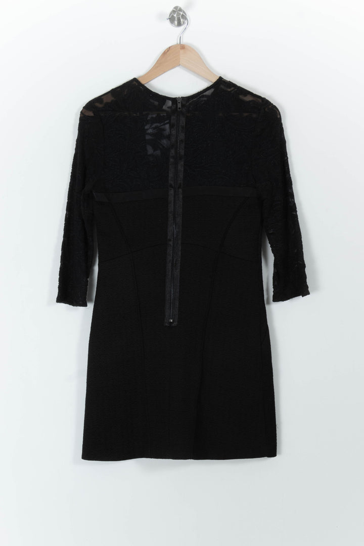 Robe Midi Noire - Taille M/38 de la marque The Kooples | PARAD100512 - Vendu par Paradigme - Image 4