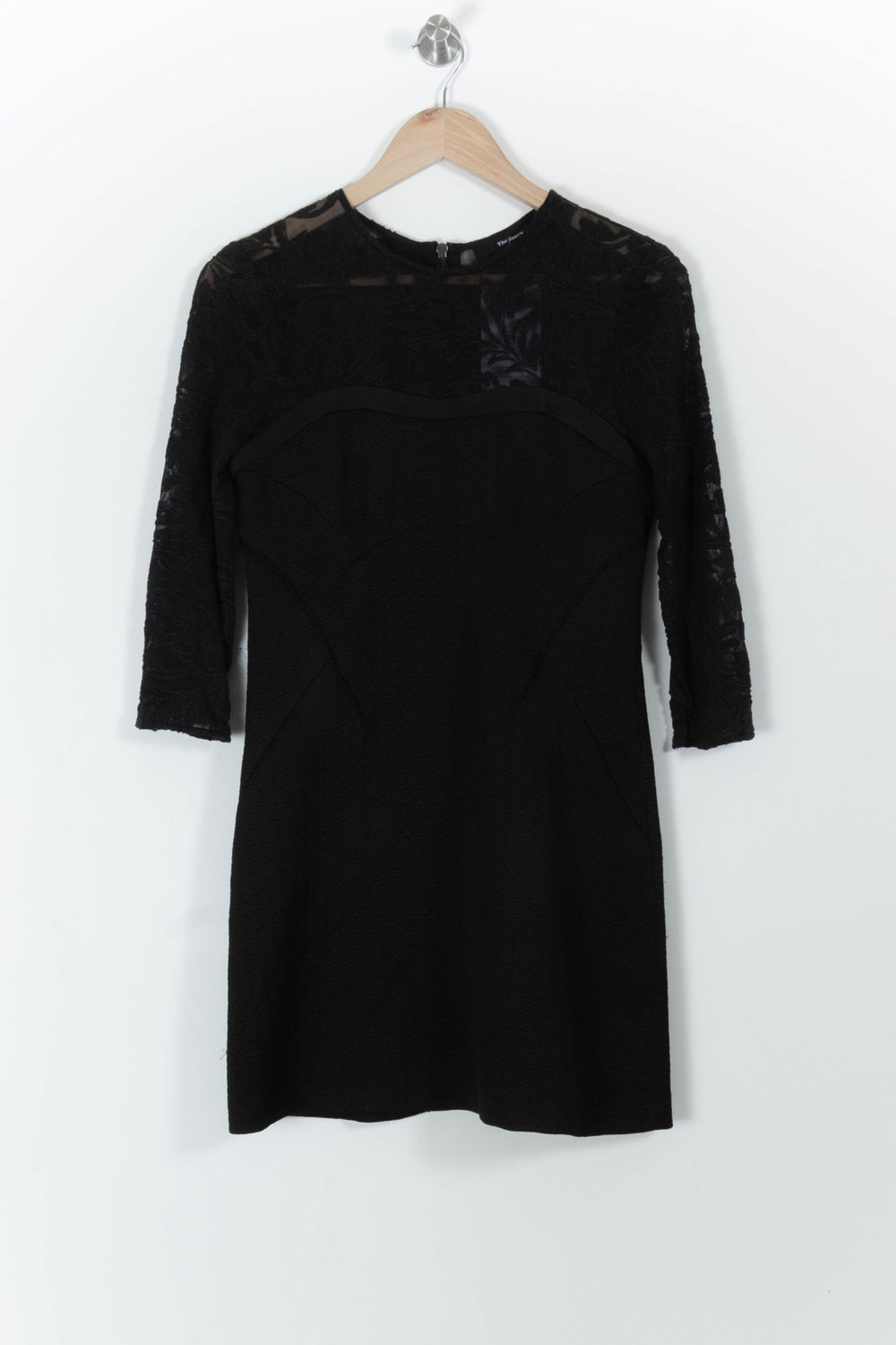 Robe Midi Noire - Taille M/38 de la marque The Kooples | PARAD100512 - Vendu par Paradigme - Image 2