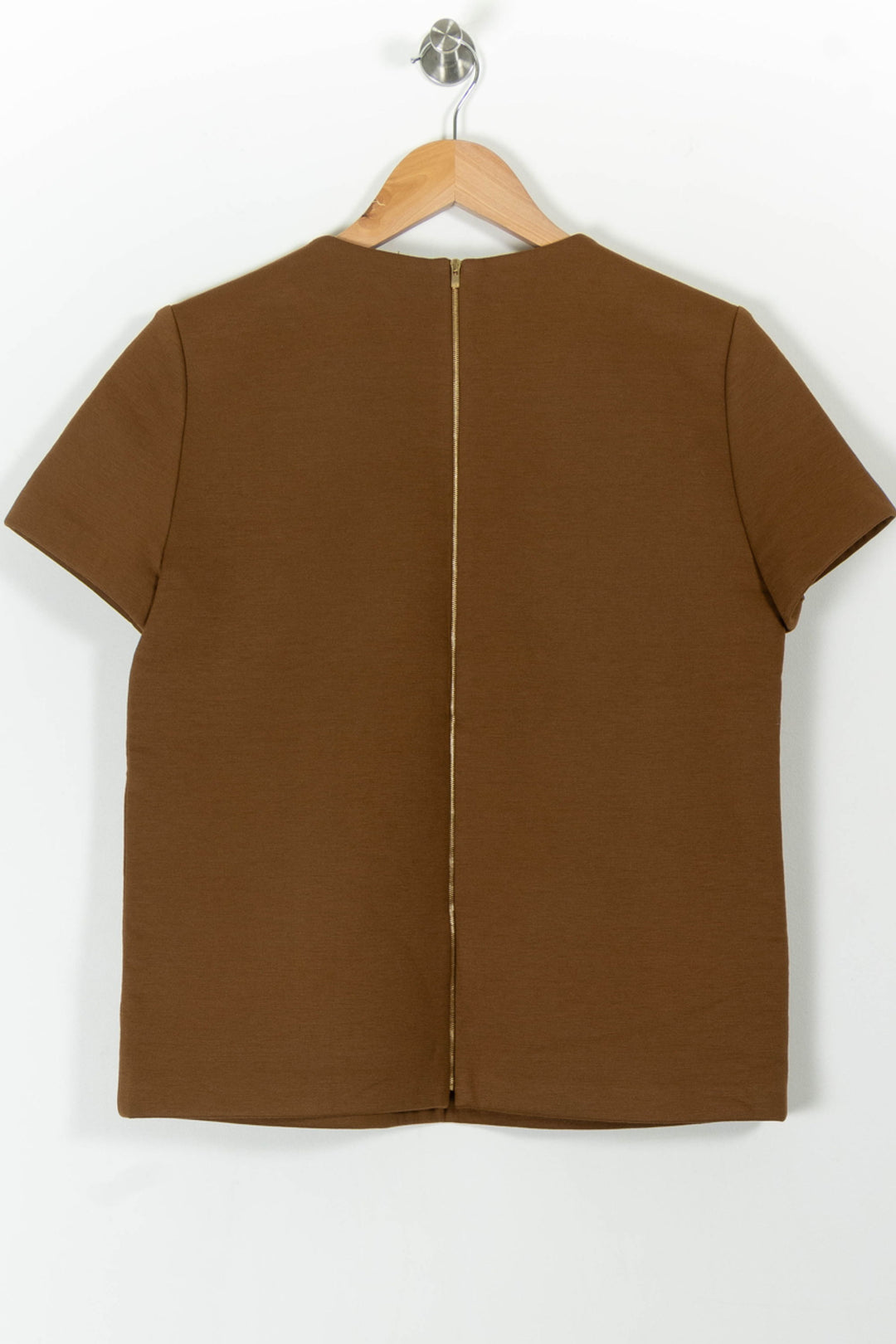 T-shirt Marron - Taille XL/42 de la marque Tara Jarmon | PARAD100521 - Vendu par Paradigme - Image 4