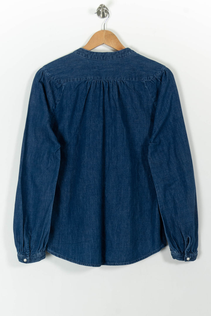 Blouse Bleue - Taille M/38 de la marque ZAPA | PARAD100523 - Vendu par Paradigme - Image 4