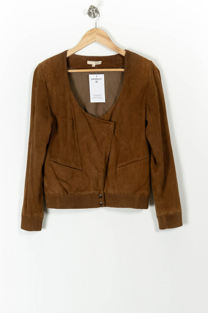 Blouson Marron - Taille S/36 de la marque ba&sh | PARAD100531 - Vendu par Paradigme - Image 2