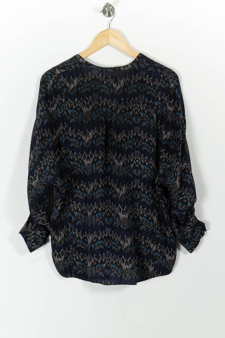 Blouse Noire et Bleue - Taille M/38 de la marque Zadig&Voltaire | PARAD100532 - Vendu par Paradigme - Image 4