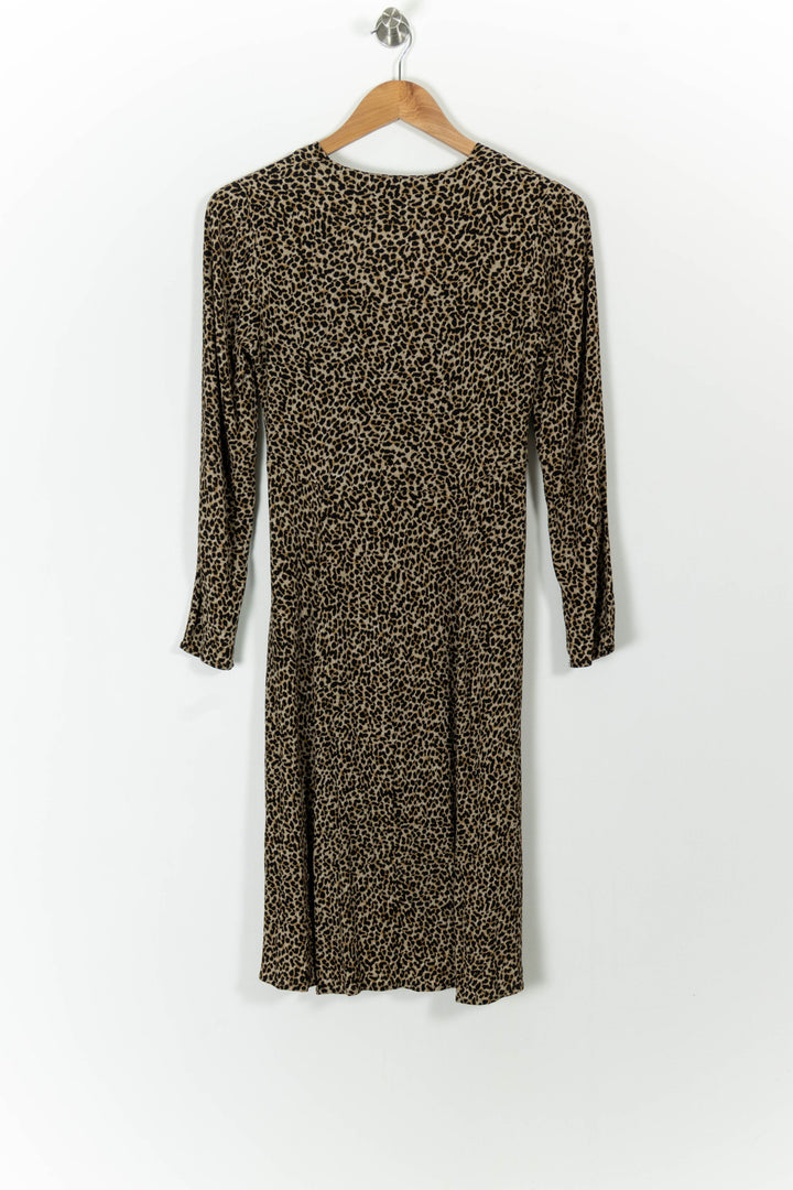 Robe Chemise Léopard Beiges et Noires - Taille S/36 de la marque ZAPA | PARAD100533 - Vendu par Paradigme - Image 4