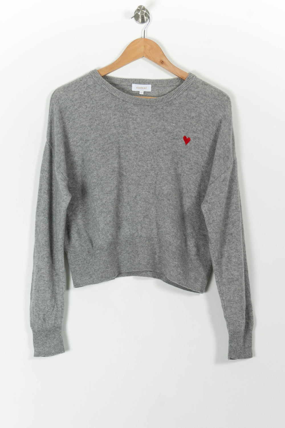 Pull Gris - Taille L/40 de la marque Kookai | PARAD100534 - Vendu par Paradigme - Image 2