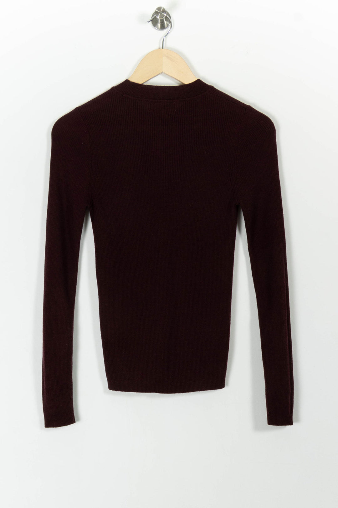 Pull Bordeaux - Taille S/36 de la marque Kookai | PARAD100544 - Vendu par Paradigme - Image 4