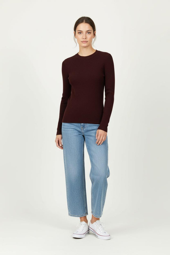 Pull Bordeaux - Taille S/36 de la marque Kookai | PARAD100544 - Vendu par Paradigme - Image 1