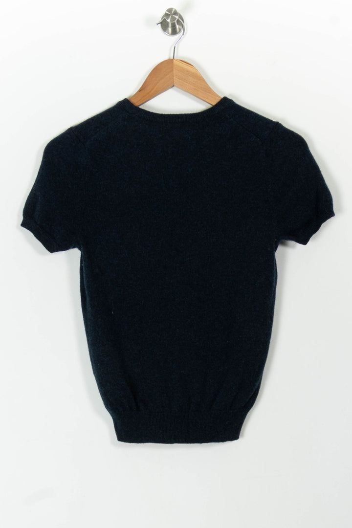Pull Bleu - Taille XS/34 de la marque Eric Bompard | PARAD100546 - Vendu par Paradigme - Image 4