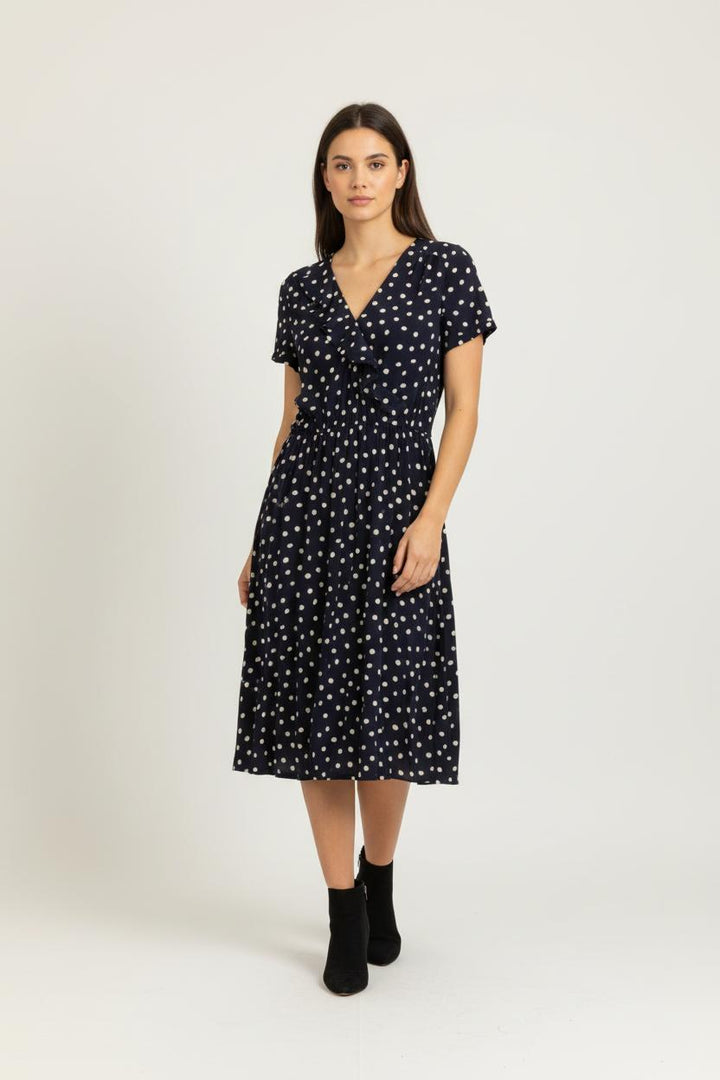 Robe Patineuse Bleu et Blanc - Taille L/40 de la marque Kookai | PARAD100549 - Vendu par Paradigme - Image 1