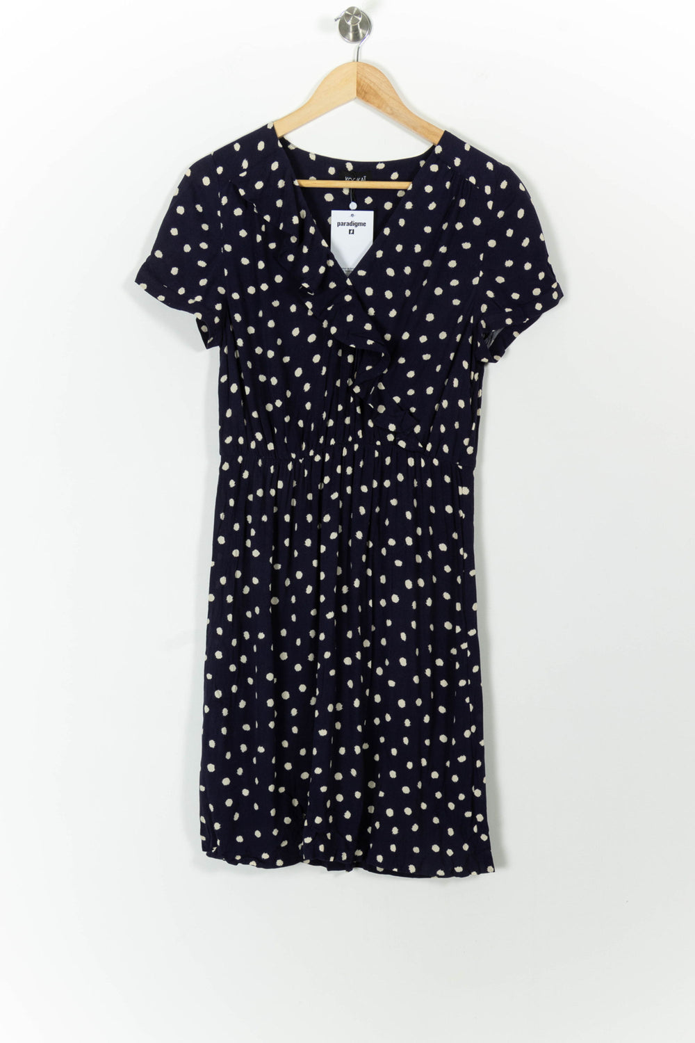 Robe Patineuse Bleu et Blanc - Taille L/40 de la marque Kookai | PARAD100549 - Vendu par Paradigme - Image 2