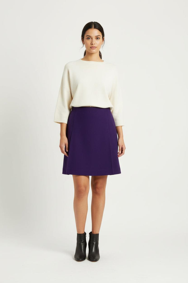 Jupe Courte Violette - Taille M/38 de la marque COS | PARAD100554 - Vendu par Paradigme - Image 1