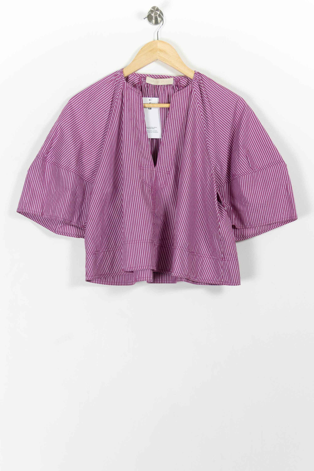 Blouse Violette et Blanche - Taille S/36 de la marque Vanessa Bruno | PARAD100565 - Vendu par Paradigme - Image 2