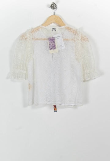 Blouse Blanche - Taille S/36 de la marque Balzac Paris | PARAD100573 - Vendu par Paradigme - Image 4