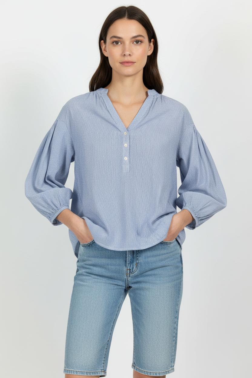 Blouse Bleue - Taille S/36 de la marque Vanessa Bruno | PARAD100577 - Vendu par Paradigme - Image 1