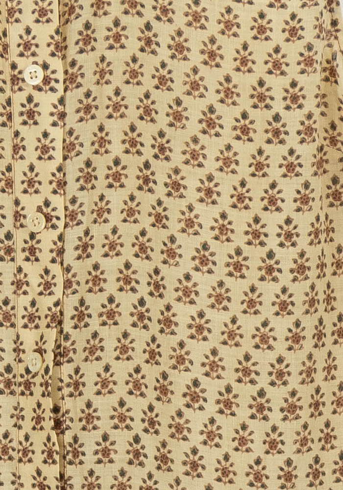 Robe Sans Manches Beige et Marron - Taille S/36 de la marque Claudie Pierlot | PARAD100581 - Vendu par Paradigme - Image 3