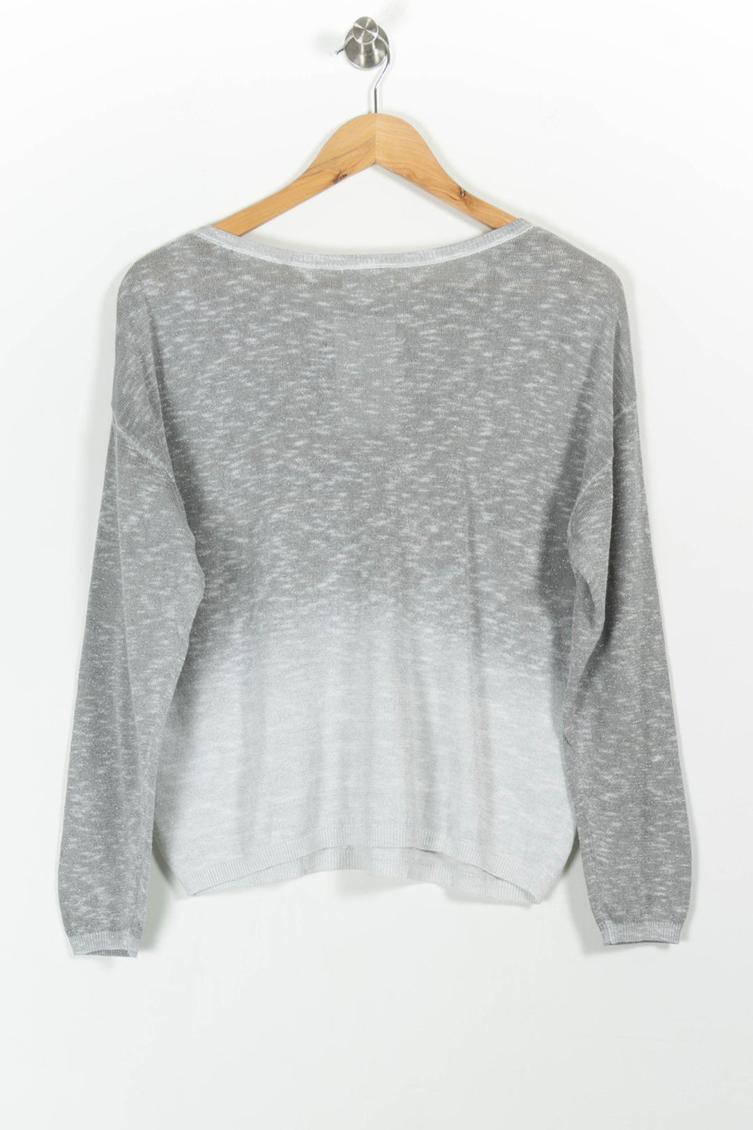 Pull Gris et Blanc - Taille L/40 de la marque Maison 123 | PARAD100583 - Vendu par Paradigme - Image 4