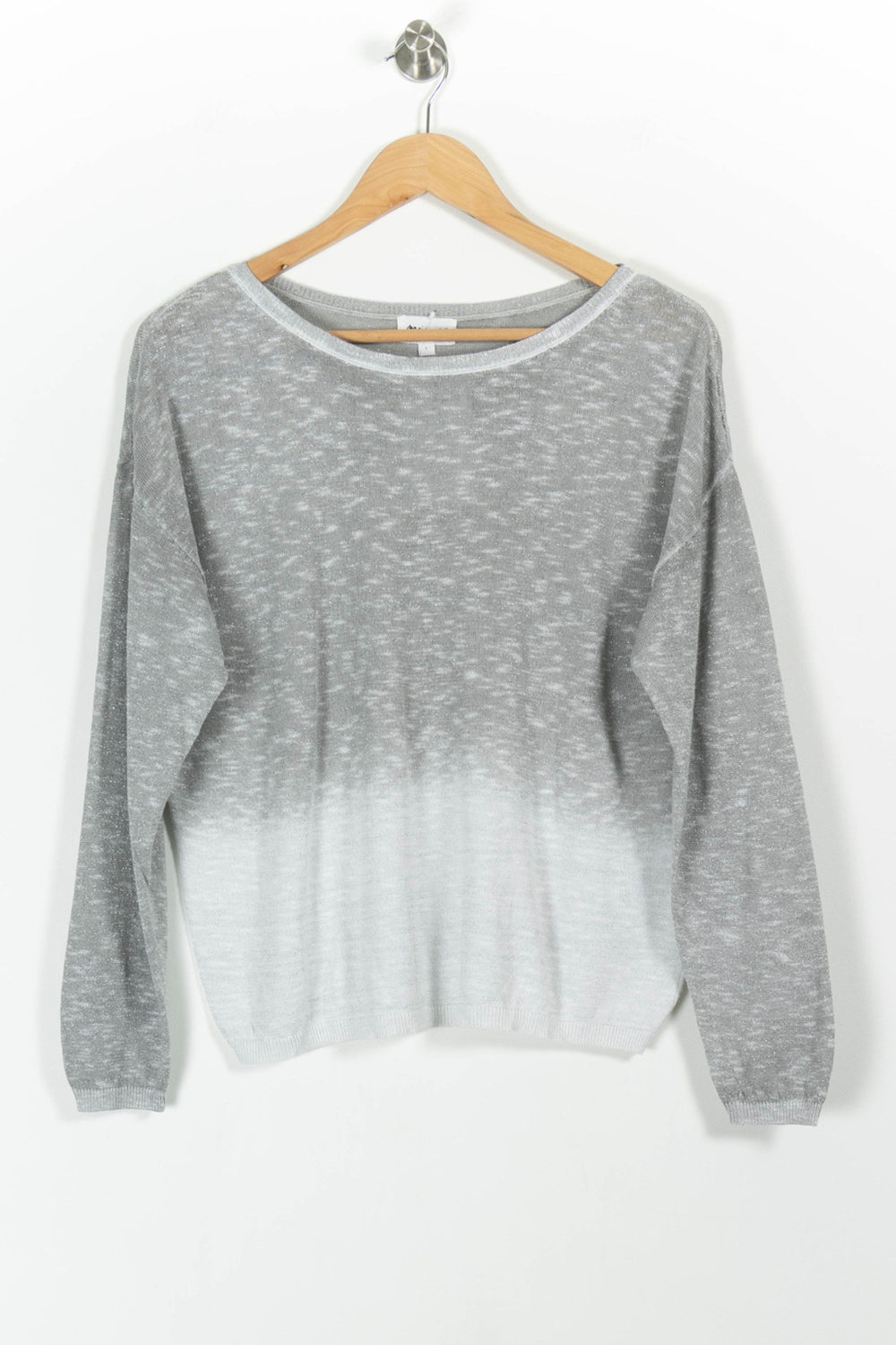 Pull Gris et Blanc - Taille L/40 de la marque Maison 123 | PARAD100583 - Vendu par Paradigme - Image 2