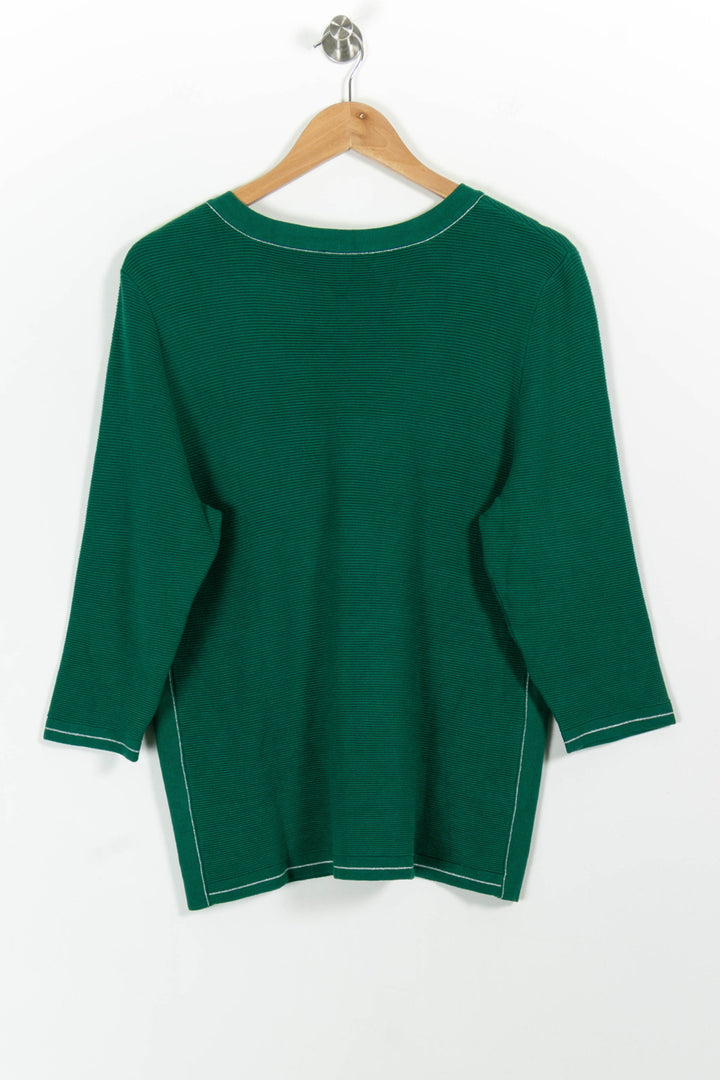 Pull Vert - Taille XXL/44 de la marque Maison 123 | PARAD100584 - Vendu par Paradigme - Image 4