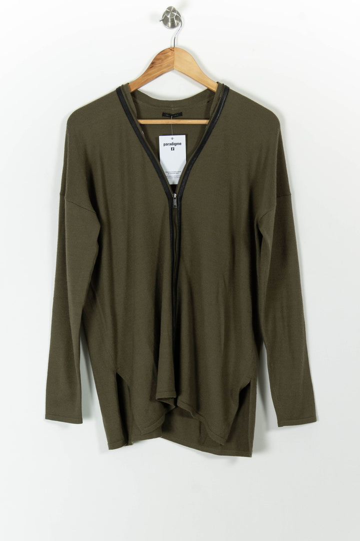 Cardigan Vert - Taille T.U. de la marque IKKS | PARAD100594 - Vendu par Paradigme - Image 2
