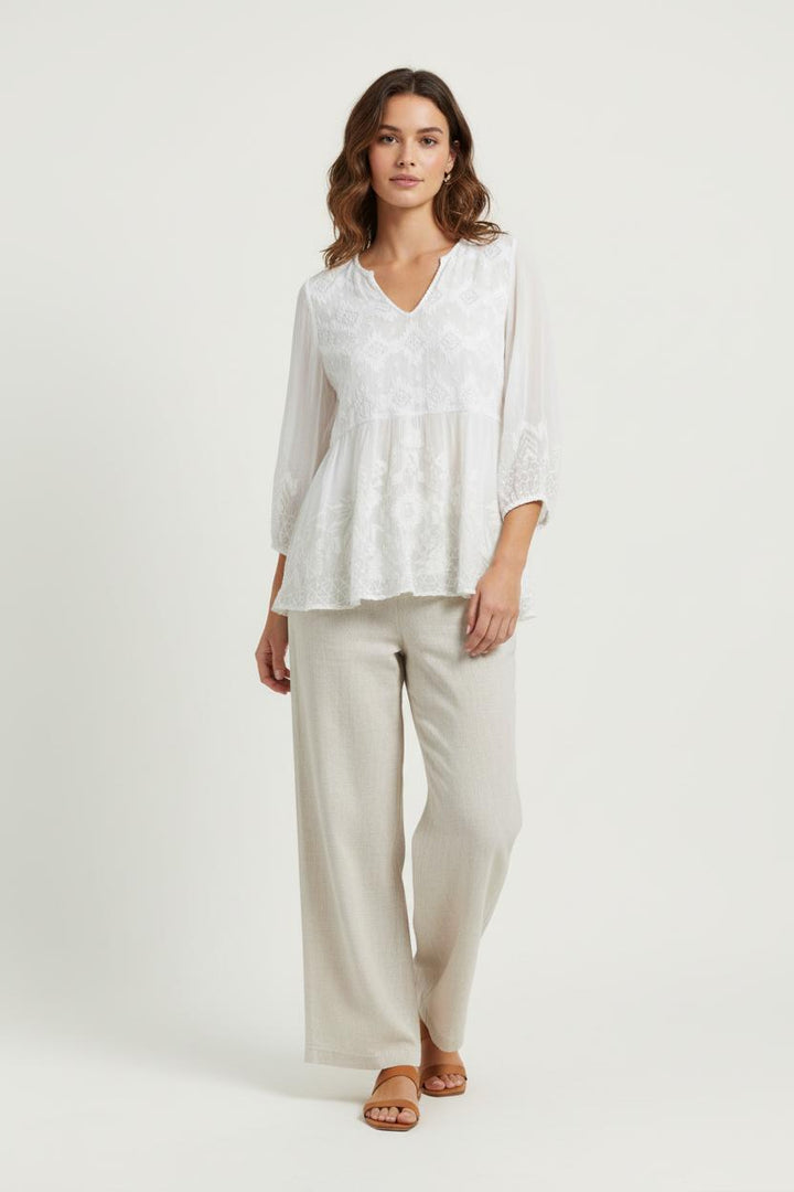 Blouse Blanche - Taille S/36 de la marque ba&sh | PARAD100595 - Vendu par Paradigme - Image 1