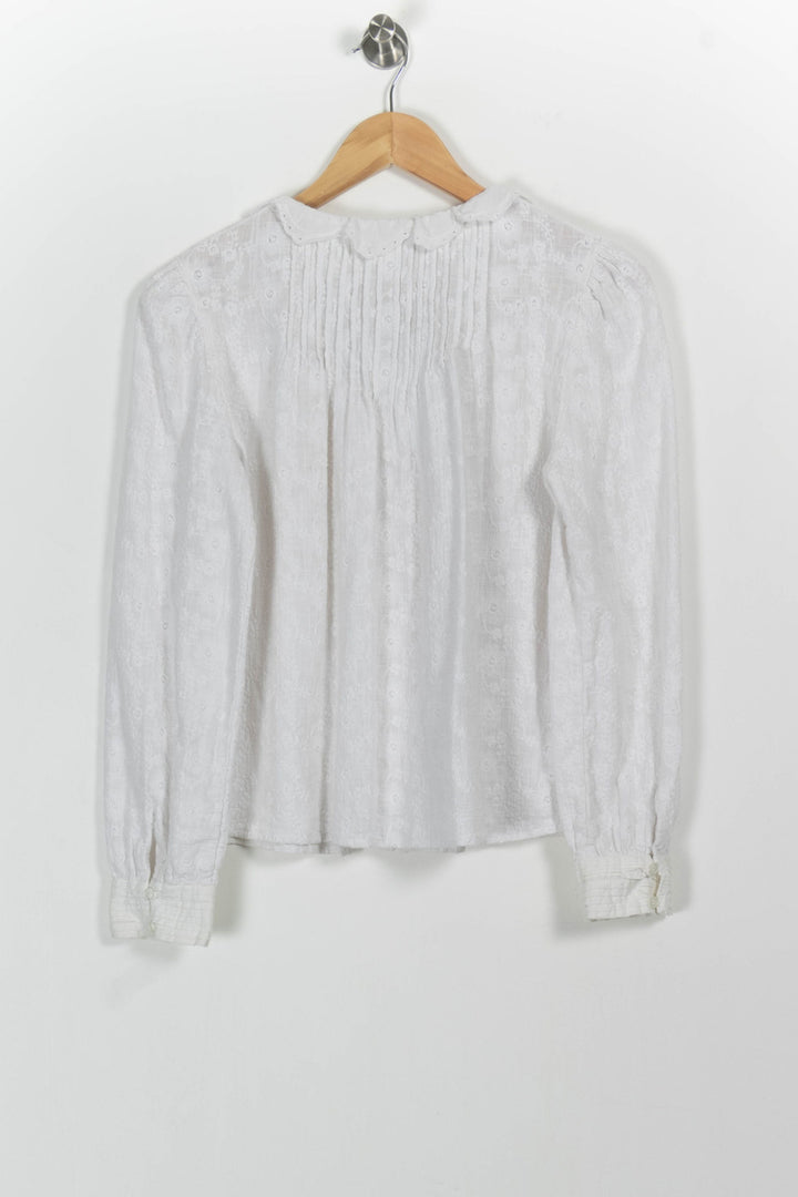 Blouse Blanche - Taille S/36 de la marque Gerard Darel | PARAD100597 - Vendu par Paradigme - Image 4