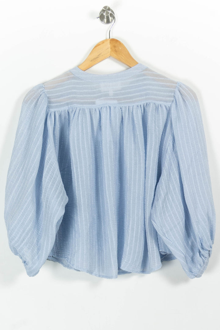 Blouse Bleue - Taille XS/34 de la marque Grace & Mila | PARAD100599 - Vendu par Paradigme - Image 4
