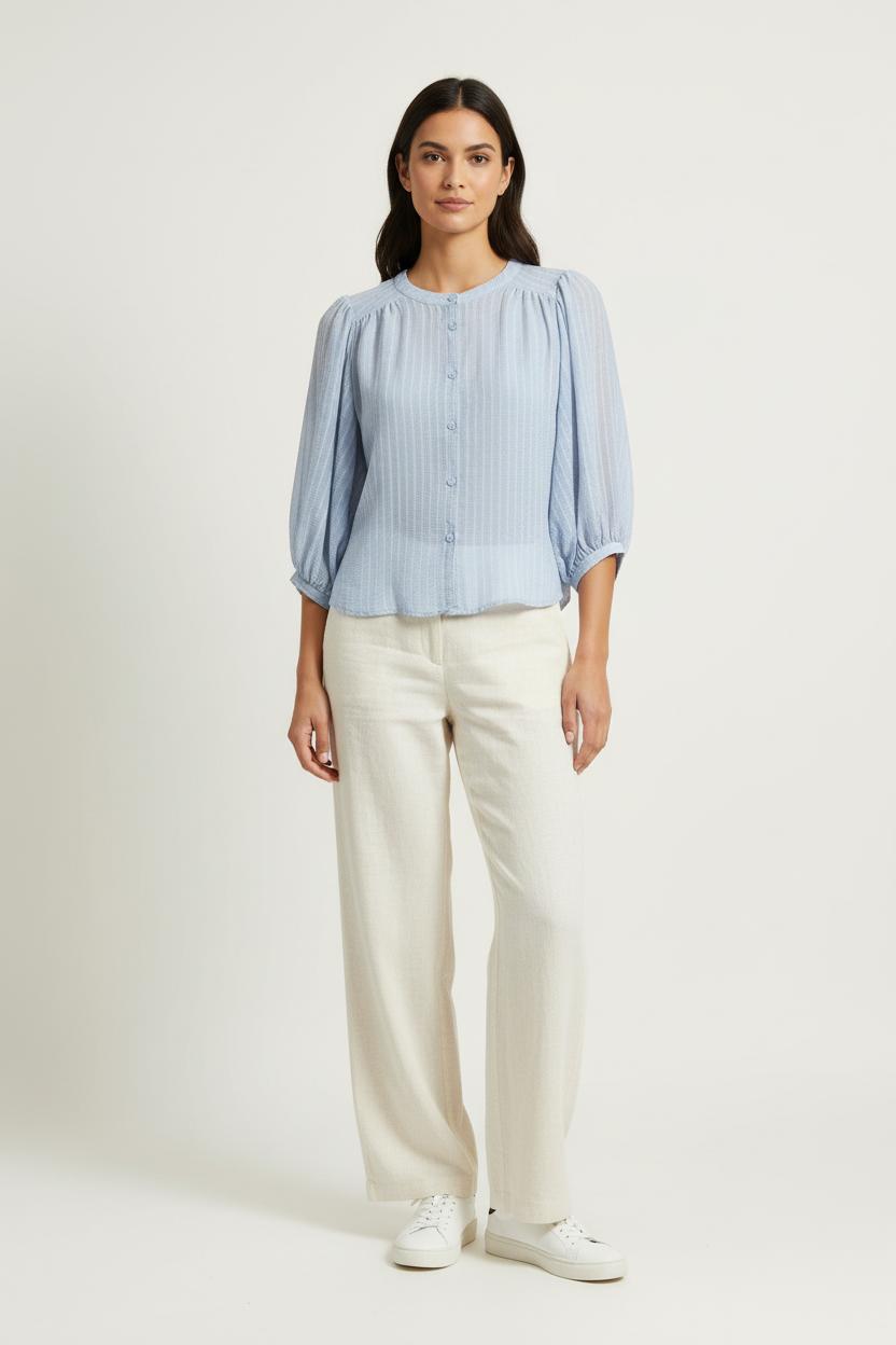 Blouse Bleue - Taille XS/34 de la marque Grace & Mila | PARAD100599 - Vendu par Paradigme - Image 1