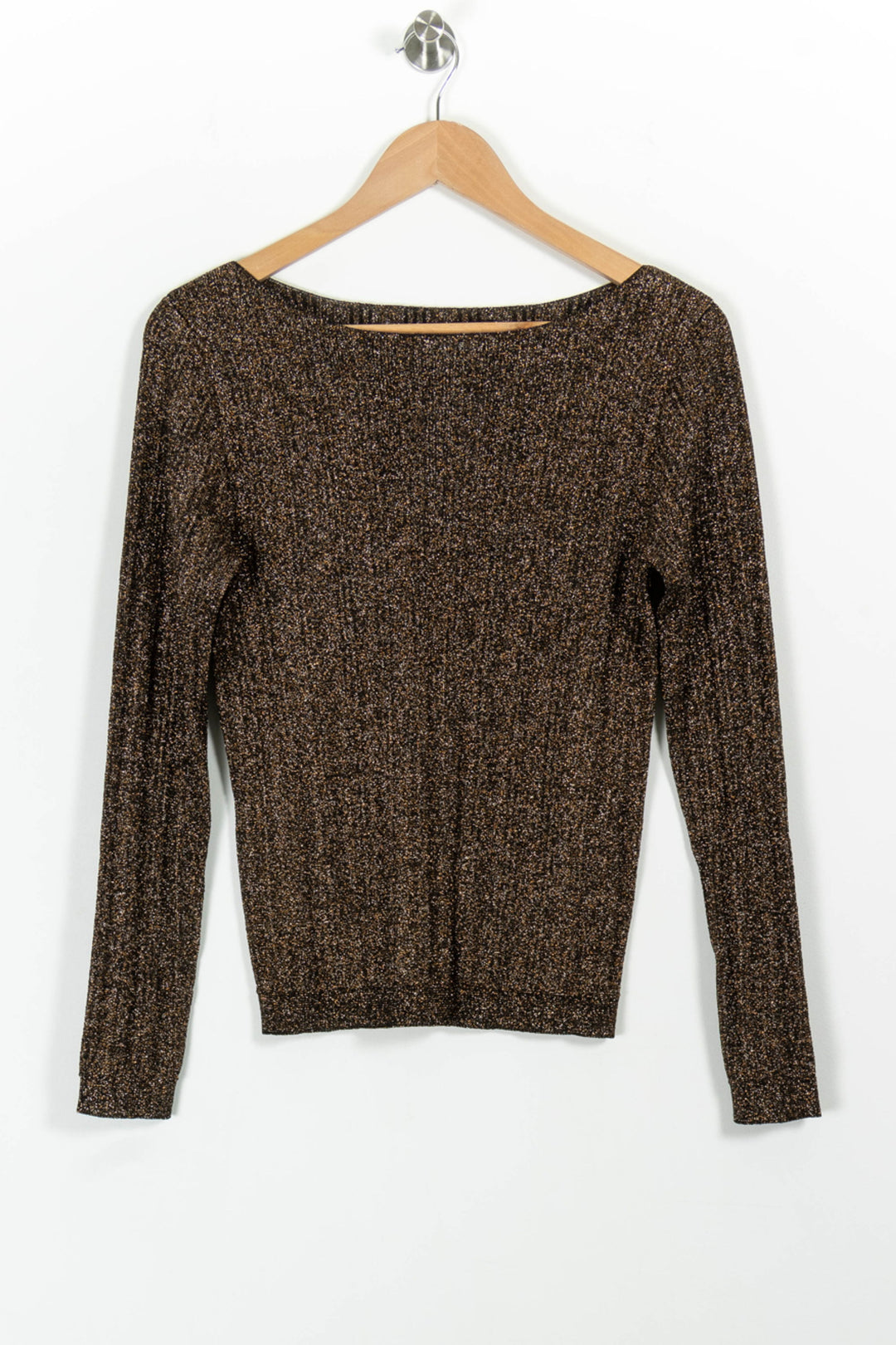 Pull Doré - Taille M/38 de la marque Maison 123 | PARAD100601 - Vendu par Paradigme - Image 2