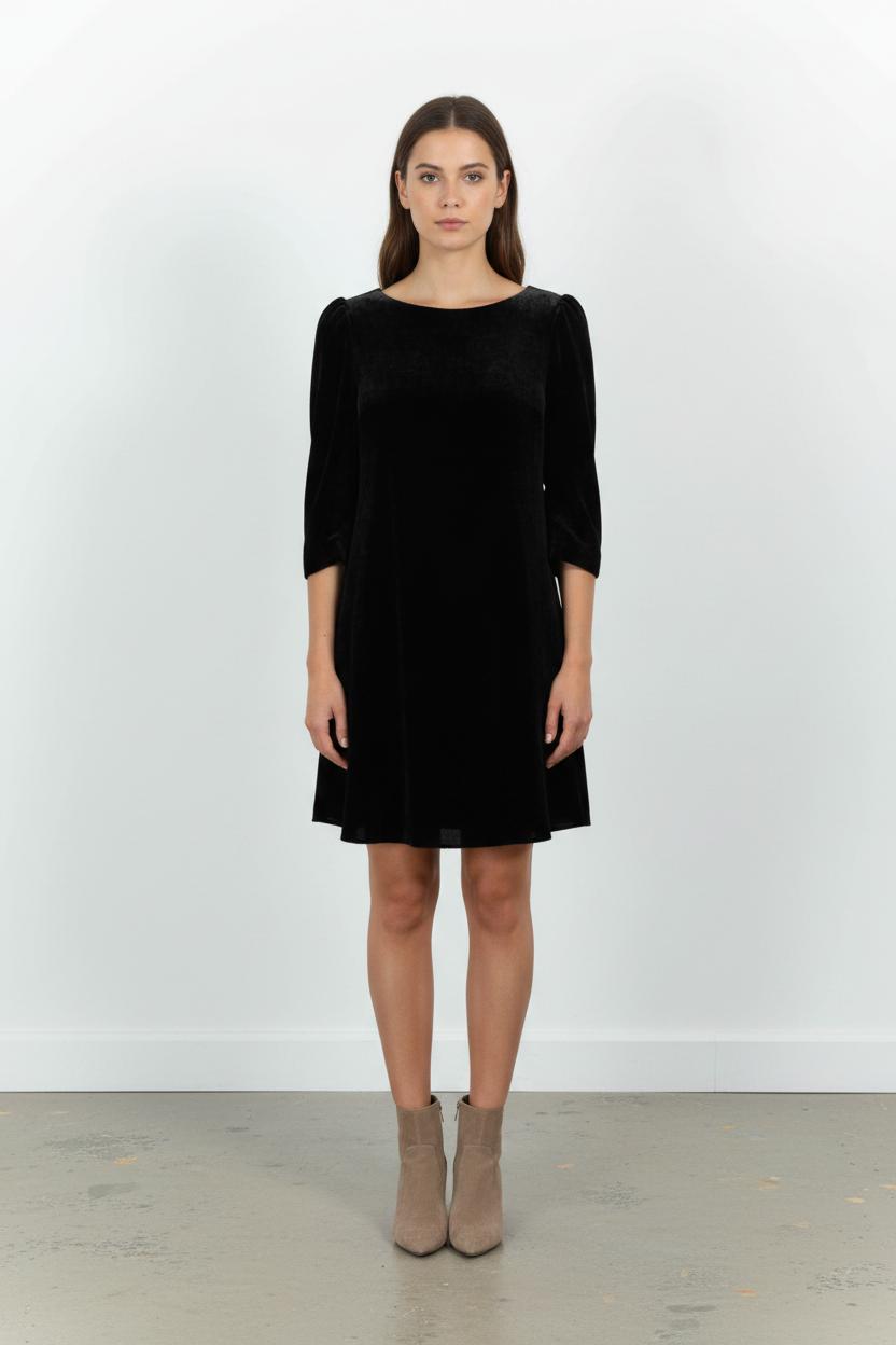 Robe Courte Noire - Taille M/38 de la marque Claudie Pierlot | PARAD100606 - Vendu par Paradigme - Image 1