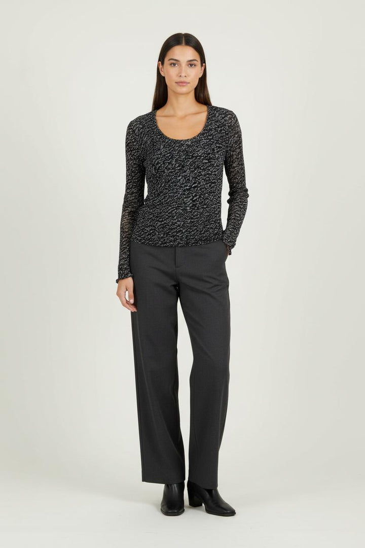 Blouse Noire et Blanche - Taille S/36 de la marque ZAPA | PARAD100608 - Vendu par Paradigme - Image 1