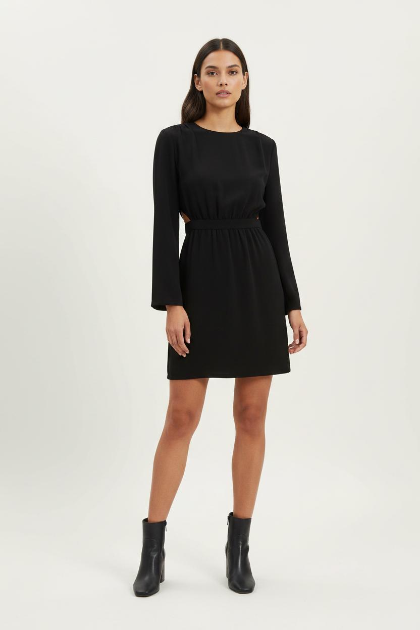 Robe Courte Noire - Taille XS/34 de la marque Opullence | PARAD100609 - Vendu par Paradigme - Image 1