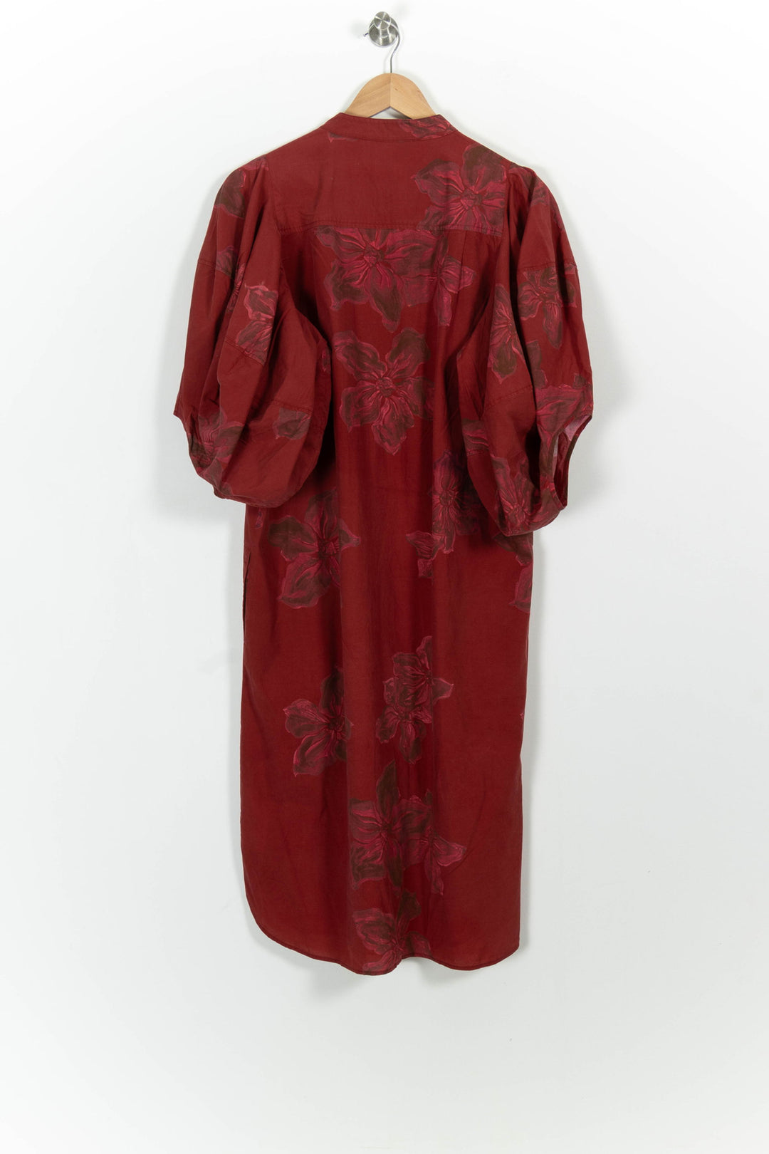 Robe Longue Bordeaux - Taille L/40 de la marque Vanessa Bruno | PARAD100612 - Vendu par Paradigme - Image 4