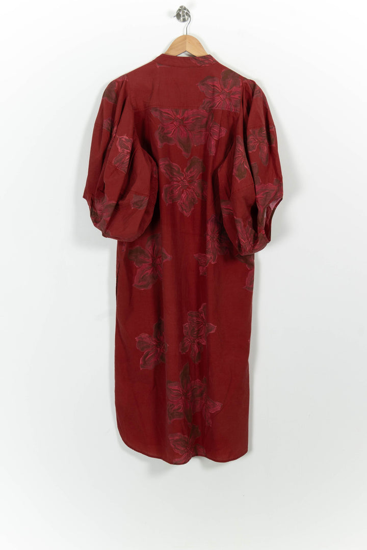 Robe Longue Bordeaux - Taille L/40 de la marque Vanessa Bruno | PARAD100612 - Vendu par Paradigme - Image 4