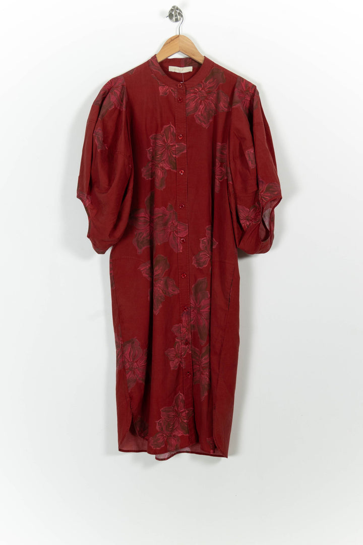Robe Longue Bordeaux - Taille L/40 de la marque Vanessa Bruno | PARAD100612 - Vendu par Paradigme - Image 2