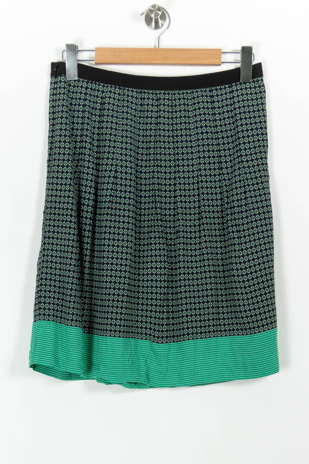 Jupe Midi Noire et Verte - Taille XL/42 de la marque Caroll | PARAD100616 - Vendu par Paradigme - Image 4