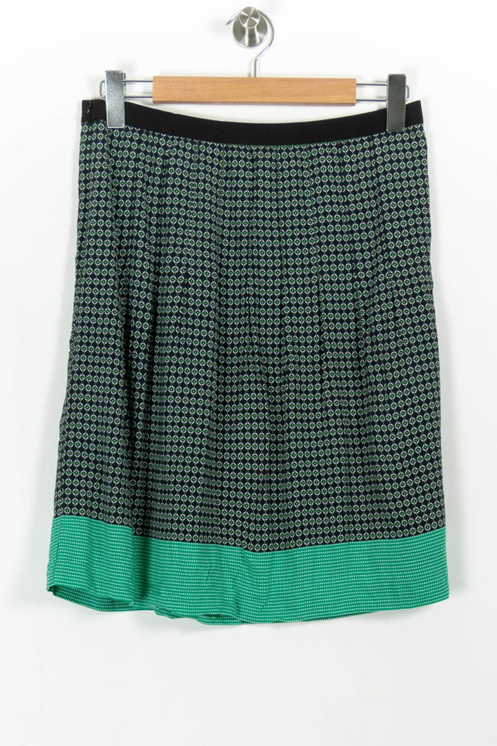 Jupe Midi Noire et Verte - Taille XL/42 de la marque Caroll | PARAD100616 - Vendu par Paradigme - Image 4