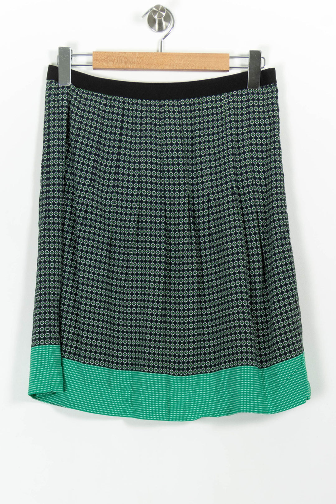 Jupe Midi Noire et Verte - Taille XL/42 de la marque Caroll | PARAD100616 - Vendu par Paradigme - Image 2