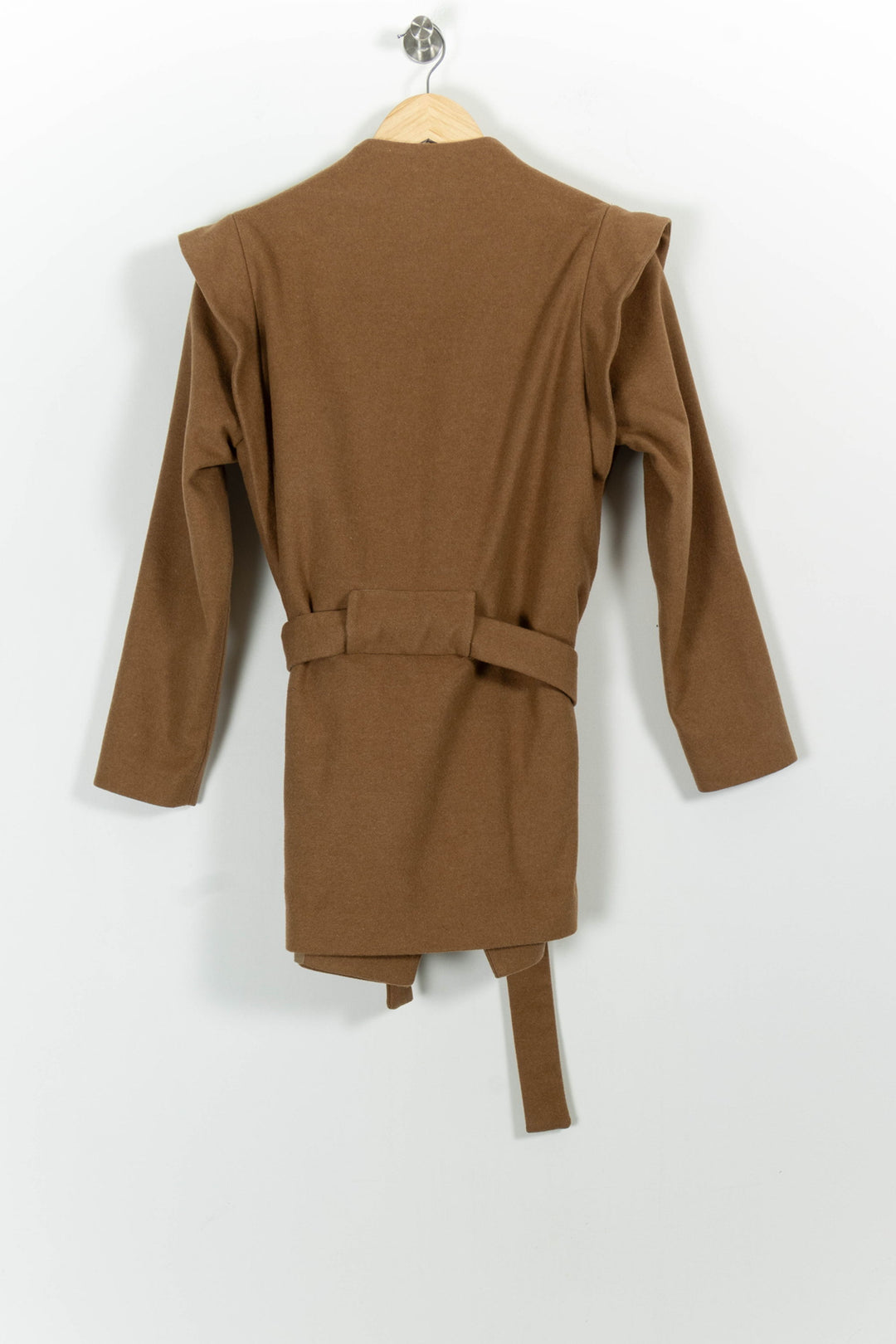 Veste Ceinturée Beige - Taille XS/34 de la marque Rosaé Paris | PARAD100618 - Vendu par Paradigme - Image 4