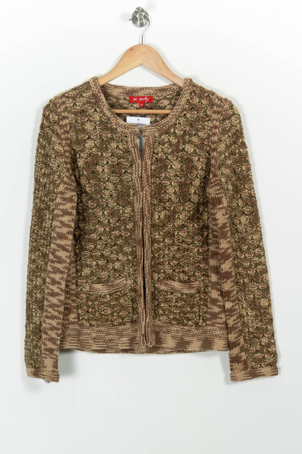 Cardigan Beige - Taille M/38 de la marque Derhy | PARAD100624 - Vendu par Paradigme - Image 2