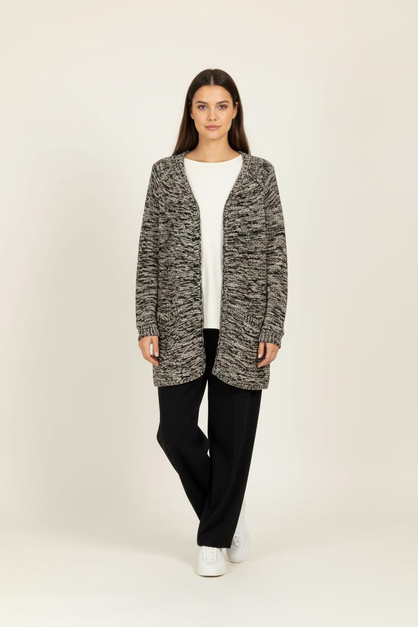 Cardigan Noir et Beige - Taille M/38 de la marque Gerard Darel | PARAD100626 - Vendu par Paradigme - Image 1