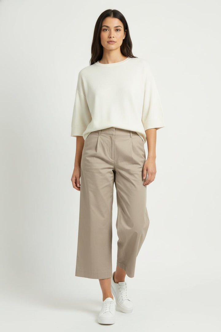 Pantalon Beige - Taille S/36 de la marque Caroll | PARAD100627 - Vendu par Paradigme - Image 1