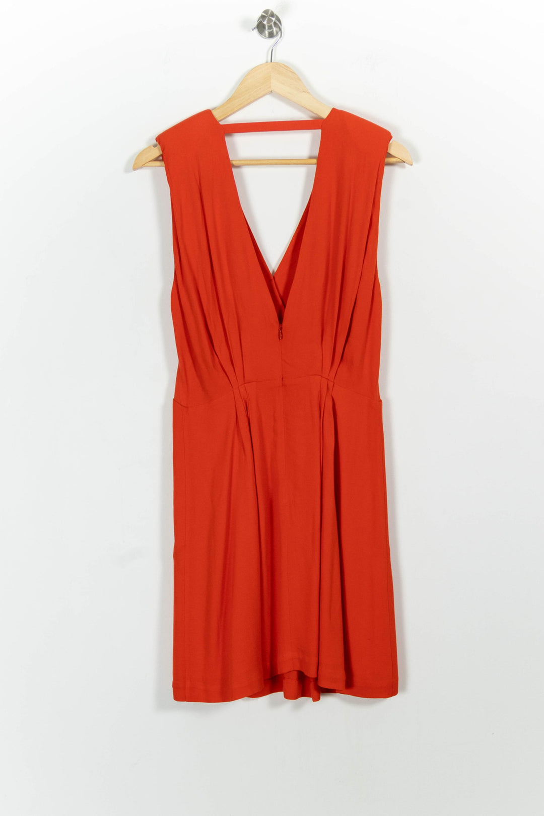 Robe Midi Orange - Taille M/38 de la marque Bérénice | PARAD100629 - Vendu par Paradigme - Image 4