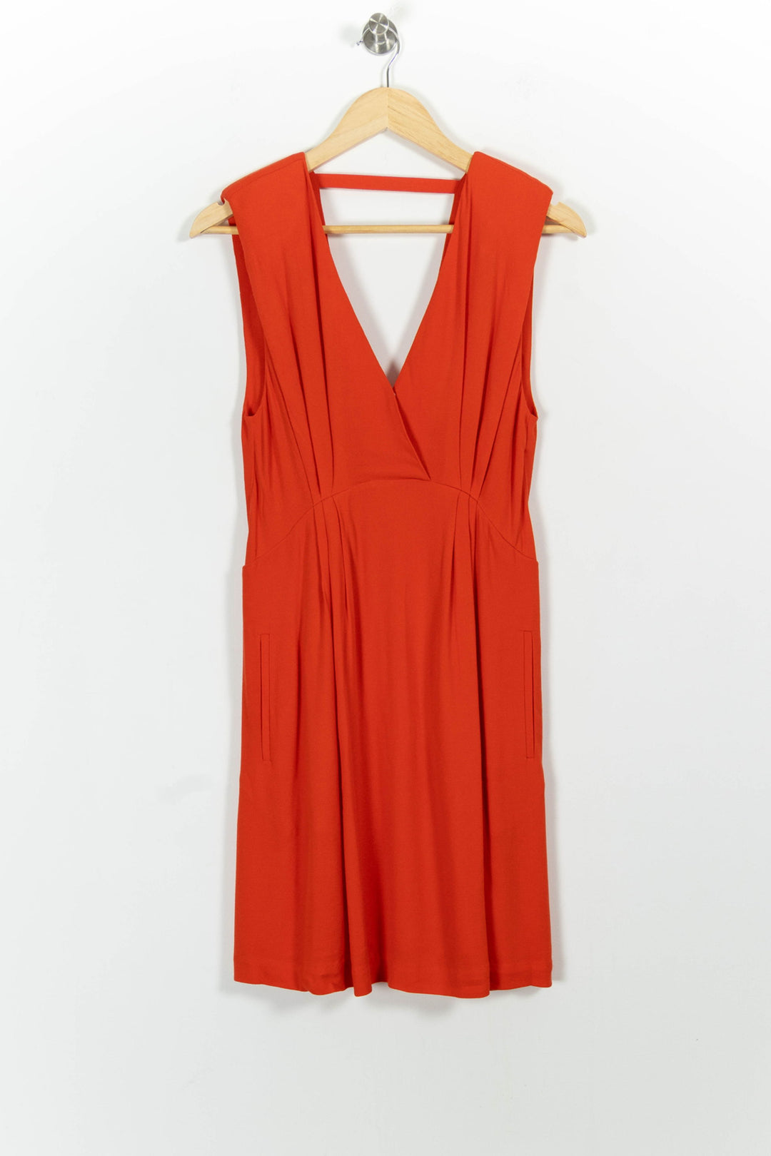 Robe Midi Orange - Taille M/38 de la marque Bérénice | PARAD100629 - Vendu par Paradigme - Image 2