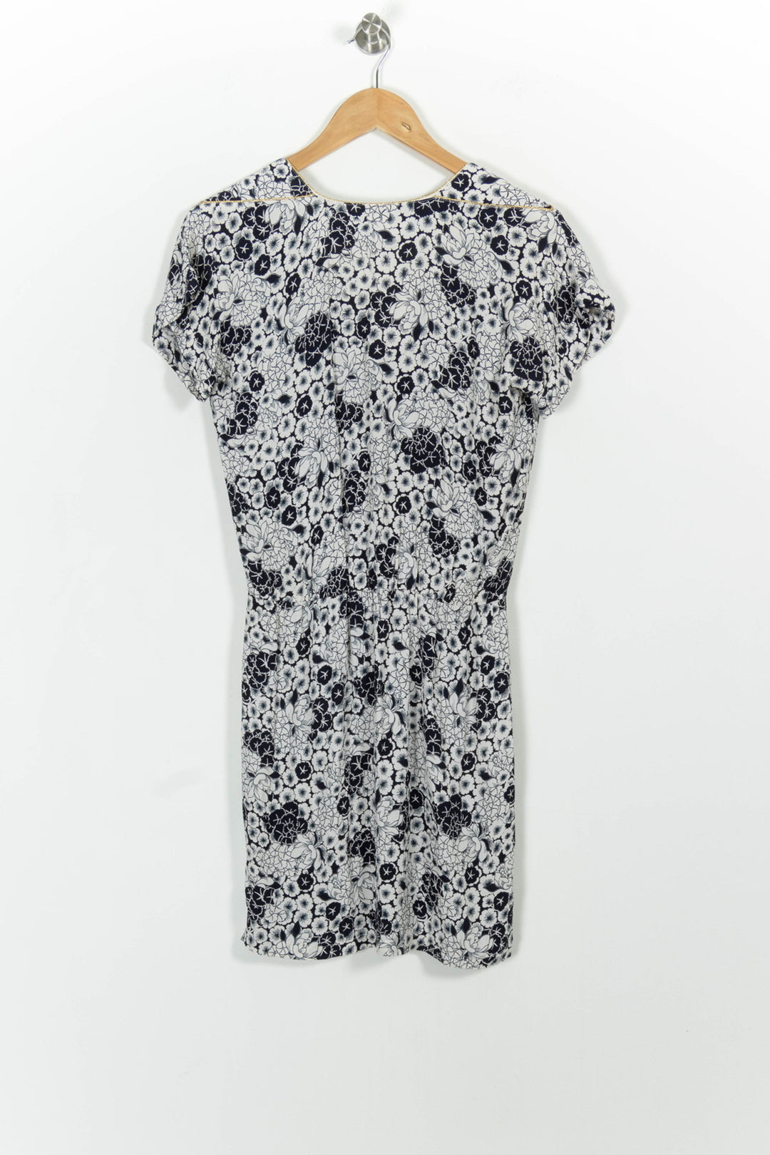 Robe Courte Blanche et Noire - Taille S/36 de la marque La Française | PARAD100633 - Vendu par Paradigme - Image 4