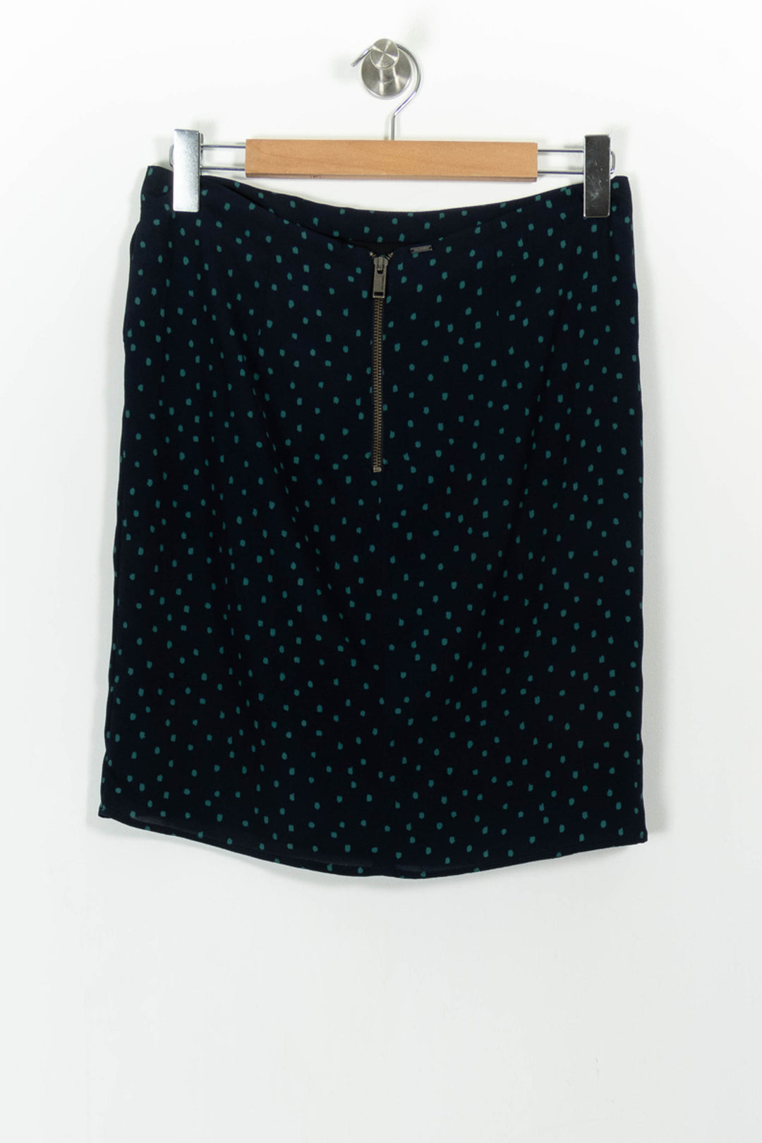 Jupe Courte Bleue à Pois - Taille M/38 de la marque IKKS | PARAD100641 - Vendu par Paradigme - Image 4