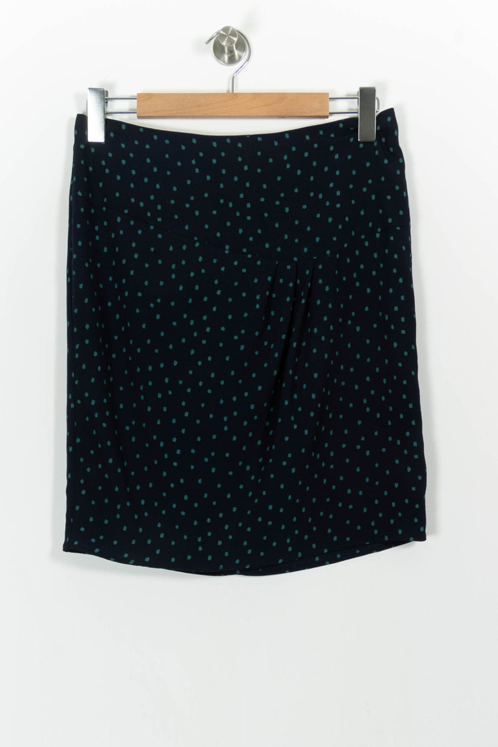 Jupe Courte Bleue à Pois - Taille M/38 de la marque IKKS | PARAD100641 - Vendu par Paradigme - Image 2